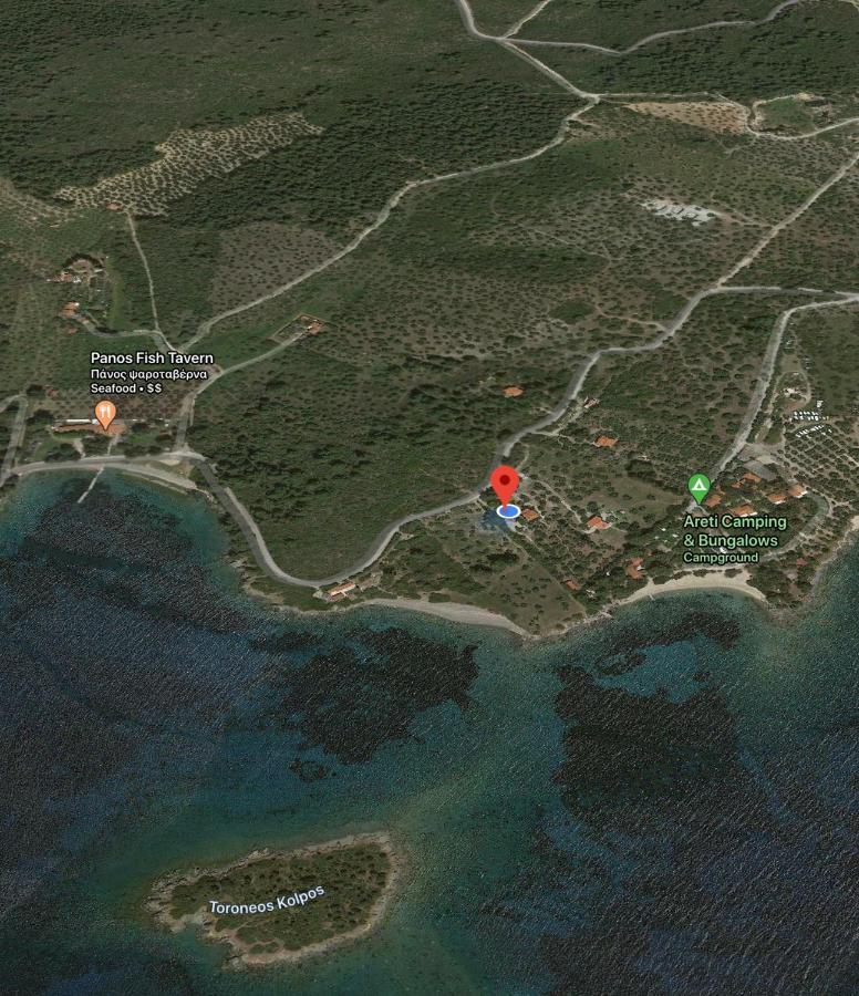 Hidden Gem Sithonia Villa Metochi Agias Kiriakis Exteriör bild
